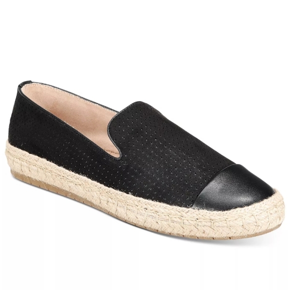Charter Club Shoes - Charter Club Jonii Espadrille Flats Black -9